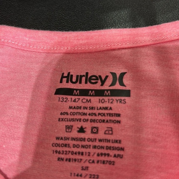 Hurley Shark Eating A Taco graphic, round neck, sleeveless tank top - Picture 4 of 6